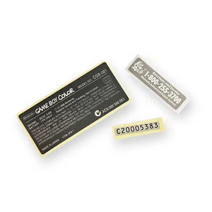 Sticker Set für Game Boy Color GBC - Bild 1 von 2