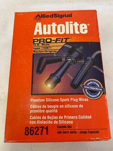 Spark Plug Wire 8.5mm Silicone Jacket Set Autolite 86271 same 35-87810 made USA - Picture 1 of 7