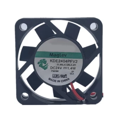 For KDE2404PFV2 4010 4CM 24V 1.4W 2pin Cooling Fan Inverter Fan KDE2404PFV2 - Image 1 of 4