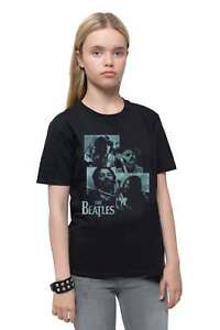 The Beatles Let It Be Studio Official Kids New Black T Shirt (Ages 5-12yrs)