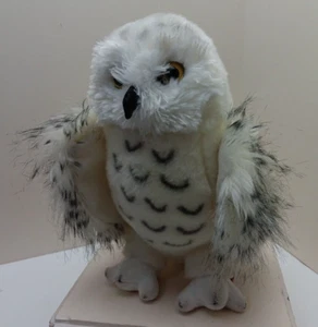 Douglas Wizard Snowy Owl Plush Stuffed Animal Toy 8" White Hedwig - Picture 1 of 8