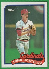 John Costello - 1989 Topps #184 - St Louis Cardinals Baseball Card