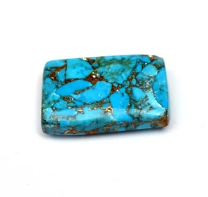 18.75 CT Natürlich Arizona Kupfer Blau Türkis Lose Kissen Form Cabochon - Picture 1 of 5