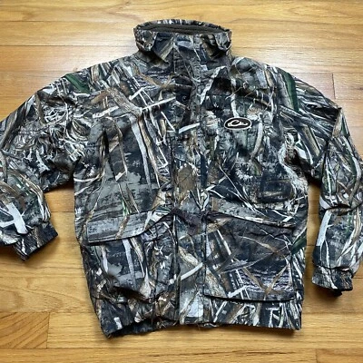 Drake waterfowl boys jacket Realtree Camo wader coat Outer Shell Only Size 10 - Image 1 of 4