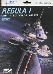 STAR TREK REGULA-1 ORBITAL STATION DECKPLANES VF! w/CARD The RPG STTOS 2226A - Picture 1 of 2