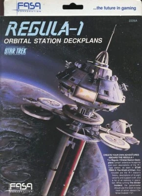 STAR TREK REGULA-1 ORBITAL STATION DECKPLANES VF! w/CARD The RPG STTOS 2226A - Image 1 of 2