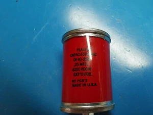 Condensador de 0,25uF 4 KV Condensador de alto voltaje CC Tipo de lámina extendida - Imagen 1 de 5