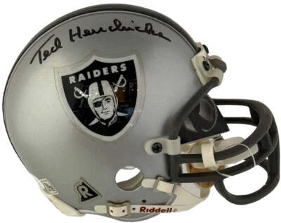 Ted Hendricks Autographed Raiders Mini Helmet (JSA) - Image 1 of 2