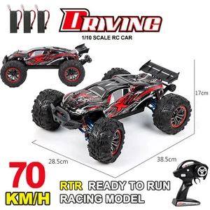 1:10 2.4GHz 4WD RC Car 70KM/H Brushless High-Speed Off-Road Racing 3Battery RTR - Picture 1 of 12