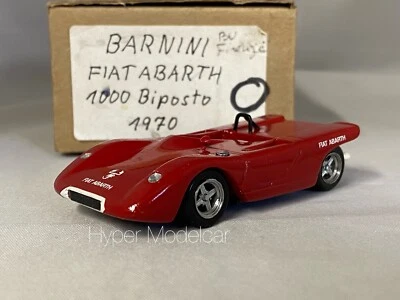BV MODEL 1/43 FIAT ABARTH BC SPIDER "MILLINO" 1970 RED - Immagine 1 di 4
