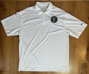 Nike Dri Fit Shirt Golf Polo Kurzarm Weiß Herren Large " - Bild 1 von 15