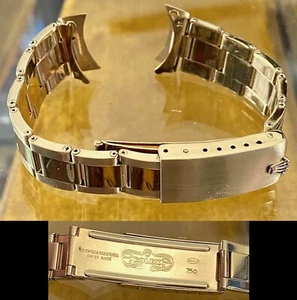 ROLEX 18k GOLD 20mm SUBMARINER/GMT Riveted Links, marked: "80" on end pieces - Picture 1 of 10