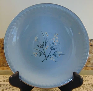 Vintage Rare Homer Laughlin Saucer 6" Kraft Blue 1930's - Picture 1 of 4