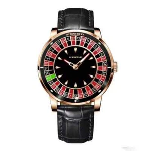 2024 PINDU Reloj Automático de Lujo para Hombre 5ATM Casino Tourbillon Ruleta Giratoria - Imagen 1 de 5