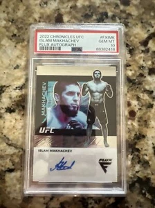 2022 Chronicles UFC Islam Makhachev Flux Auto PSA 10 - Picture 1 of 6