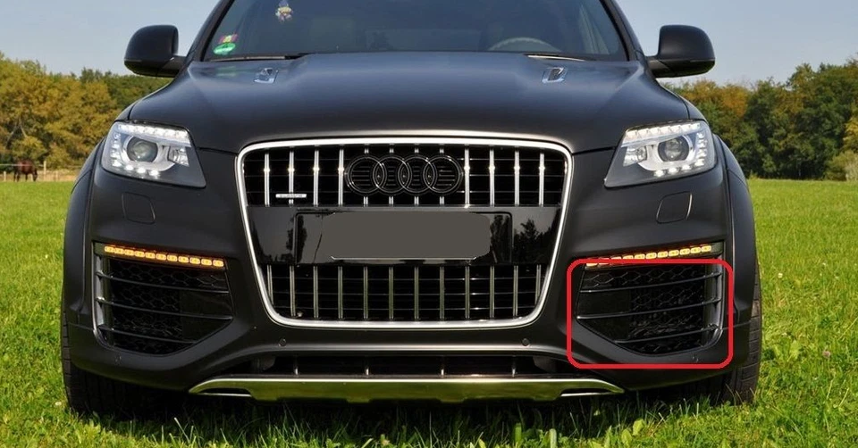 Nuevo Genuino AUDI Q7 V12 07-16 N/S Parachoques Delantero Izquierdo Parrilla Inferior 4L0807675BT94 Foto 1 de 1