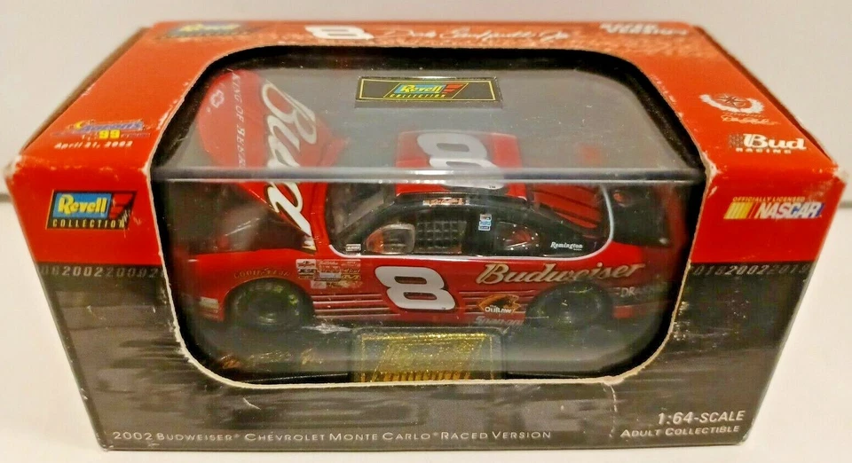 Revell #8 Dale Earnhardt Jr. 2002 Budweiser Chevrolet Monte Carlo Die-cast 1/64