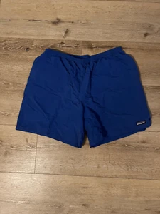 Patagonia Mens Blue Nylon Swimtrunks Swimming Size XL W/ Lining - Picture 1 of 3