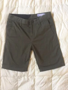 NEW Boy’s VOLCOM Dark Olive Green Shorts, Size 28 - Picture 1 of 12