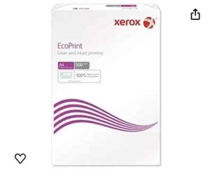 4 Reams of Xerox EcoPrint A4 Copier Paper - 500 Sheets (80gsm) fast delivery - Picture 1 of 1
