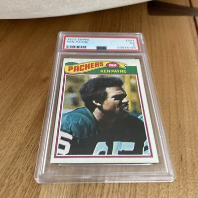 1977 Topps # 347  KEN PAYNE  Packers  Langston    PSA 5 - Image 1 of 2