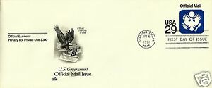 USA, U.S GOVERNMENT OFFICIAL MAIL POSTAGE, 29 CENTS