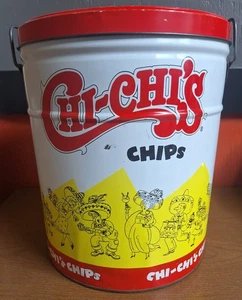 Vintage 1987 Chi-Chi's Chips Tin - Picture 1 of 8