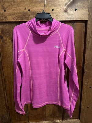 FILA Sport Mujer Manga Larga Fuscia Running Top Absorbe Humedad XL NUEVO CON ETIQUETAS Foto 1 de 4