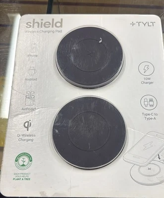 TYLT Samsung Wireless Charging Pad Charger, Black - Image 1 of 3