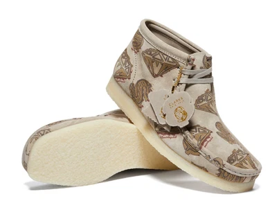 Clarks Originals BILLIONAIRE BOYS CLUB Wallabee Boot Off White Suede UK 9/EU 43 - Image 1 of 4