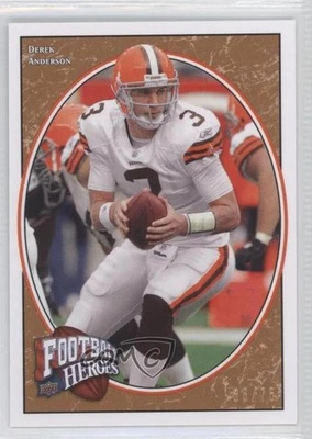 2008 Upper Deck Football Heroes Bronze /75 Derek Anderson #32 - Image 1 of 2