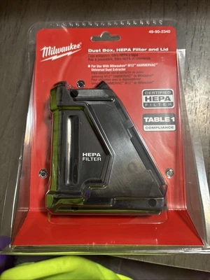Milwaukee Dust Box, HEPA filter and Lid. For M12 Hammervac. 49-90-2340 - Image 1 of 3