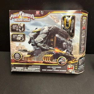 Megaforce Lion Mechazord & Robo Knight Power Ranger Actionfigur Fahrzeug - Bild 1 von 19