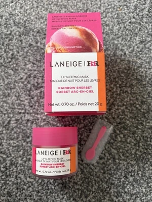 Laneige Lip Sleeping Mask Baskin Robbins Rainbow Sherbet LIMITED US EDITION - Image 1 of 4