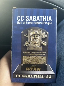 2025 CC Sabathia New York Yankees 🏐 Yankee Stadium 9-7-2025 Hall Of Fame Plaque - Picture 1 of 4