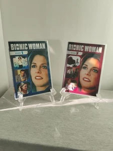 The Bionic Woman DVD BOX SETS Season 1 2 *PRE-OWNED* LINDSAY WAGNER Very Nice - Picture 1 of 7