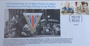 GREAT BRITAIN ;2025 80th ANNIVERSAY OF V.J. (Victory in Japan) SPECIAL COVER - Picture 1 of 1
