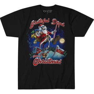 T-shirt natalizia Grateful Dead XLG nuova blu liquido alta steppa natalizia - Foto 1 di 4
