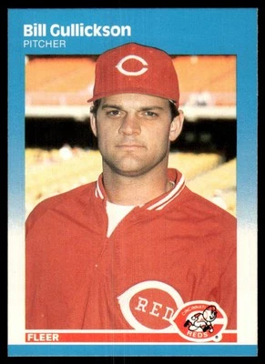 1987 Fleer Bill Gullickson Cincinnati Reds #203 - Image 1 of 2