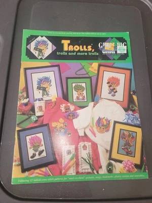 Vintage Great Big Graphs Trolls Cartoon Kids cross stitch patterns VLC-20018 - Image 1 of 4