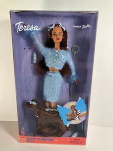 Barbie GLAM 'N GROOM TERESA con Perro Rubí 27272 Nueva en Caja - Imagen 1 de 4