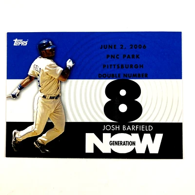 Josh Barfield 2007 Topps Generation Now Insert #558 MLB San Diego Padres - Imagem 1 de 2