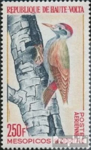Briefmarken Obervolta 1964 Mi 153 (kompl.Ausg.) postfrisch Graubrustspecht - Bild 1 von 1