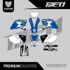 2003-2004 YAMAHA WR 250 GRAPHICS KIT DECALS STICKERS 250F DECO WR250F - Picture 1 of 3