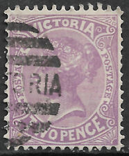 Australia - Victoria Stamp - Scott #196/A49 2p Violet Canc/LH 1901
