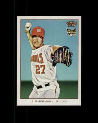 2009 Topps 206 #211 Jordan Zimmermann RC (ref 163799) - Image 1 of 2