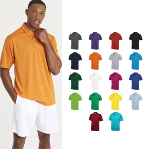 AWDis Just Cool Polo - Men's Polyester Performance/Training/Sports Top |S-5XL - Picture 1 of 46