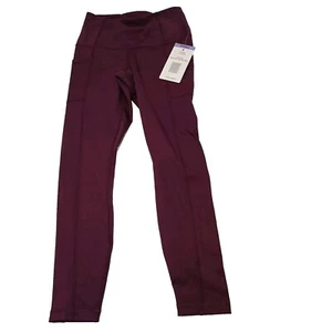 Reflex 90 Degrees Womens Tights Size XS Maroon Burgundy - Picture 1 of 11
