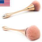 Pro Rose Gold Powder Blush Brush Make Up Brush Large Cosmetic Face Cont USA