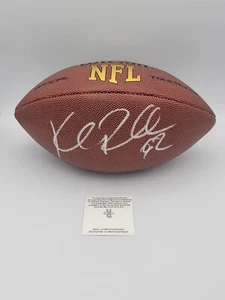 KYLE RUDOLPH TAMPA BAY BUCCANEERS STAR WILSON REPLICA SIGNED FOOTBALL COA - Picture 1 of 2